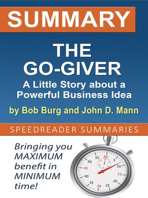 cover image of Summary of the Go-Giver